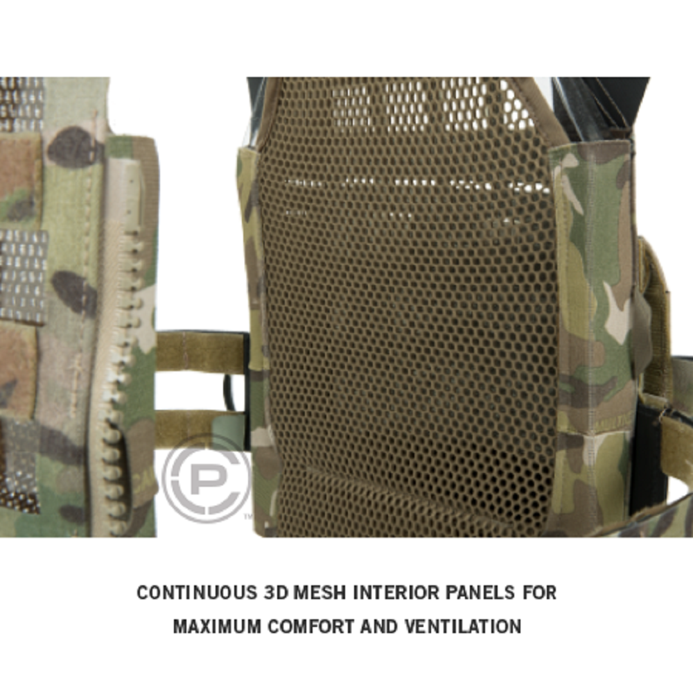 Crye Precision AirLite SPC Structural Plate Carrier - Black - Small