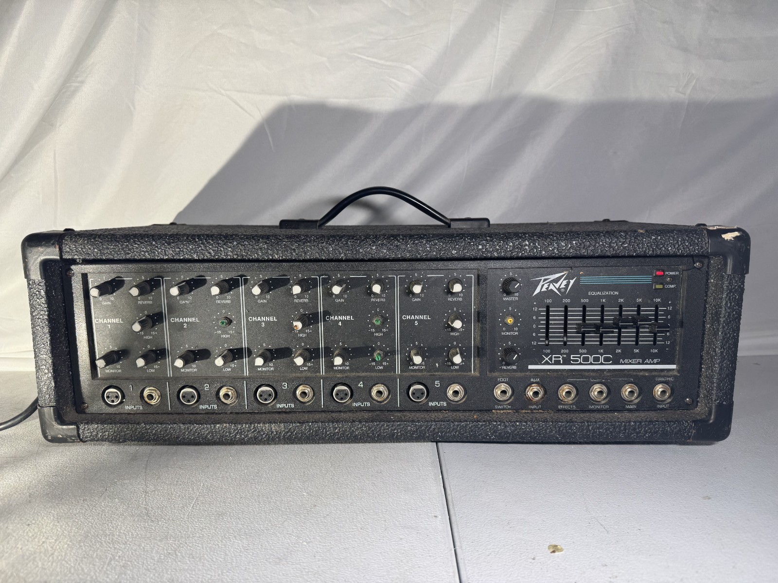 Vintage Peavey 300 Series 300 CH Monitor Equalizer Power Amplifier Pro Audio