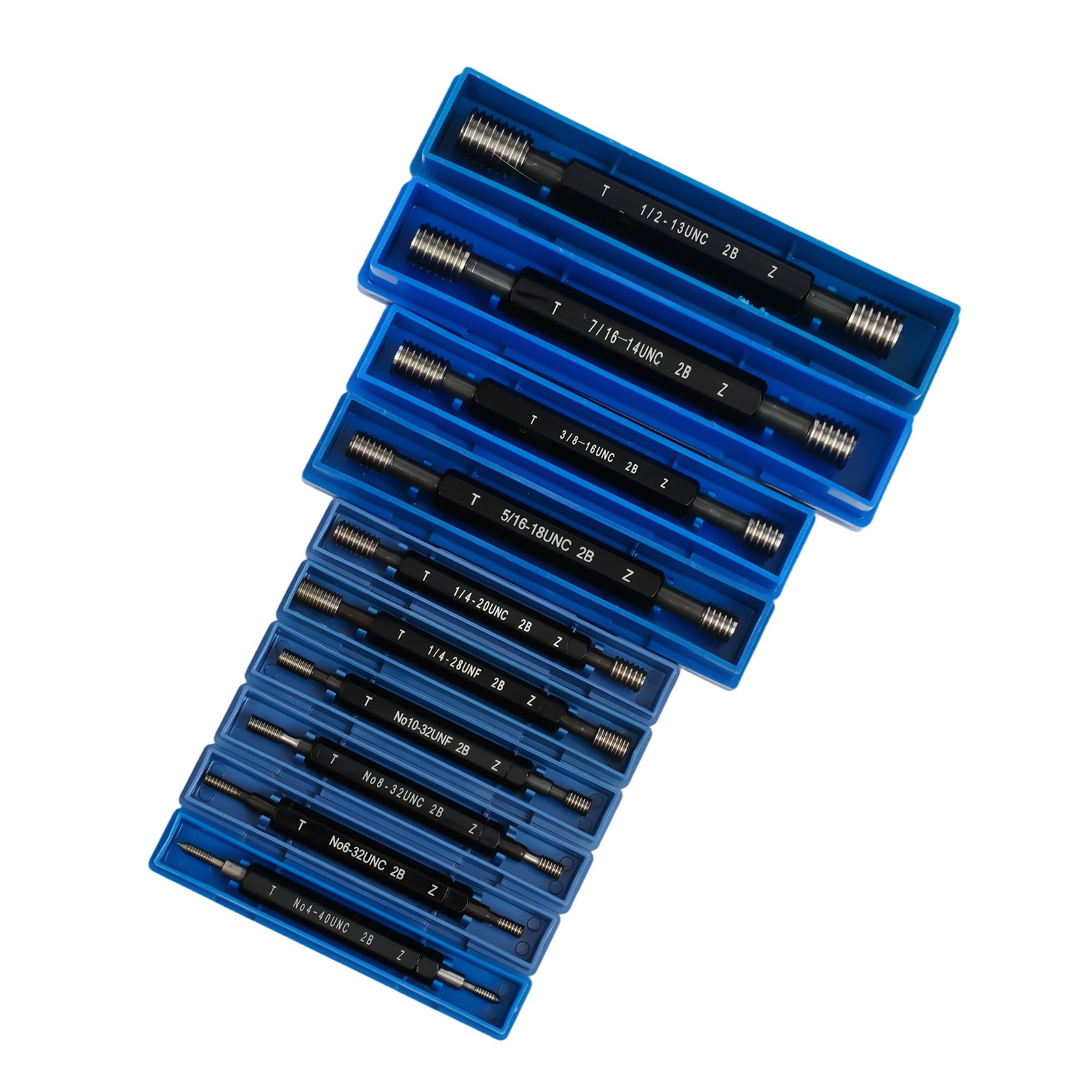 10 Pc Skd11 Thread Detection Tool Double End Thread Plug Gauge Go & No Go