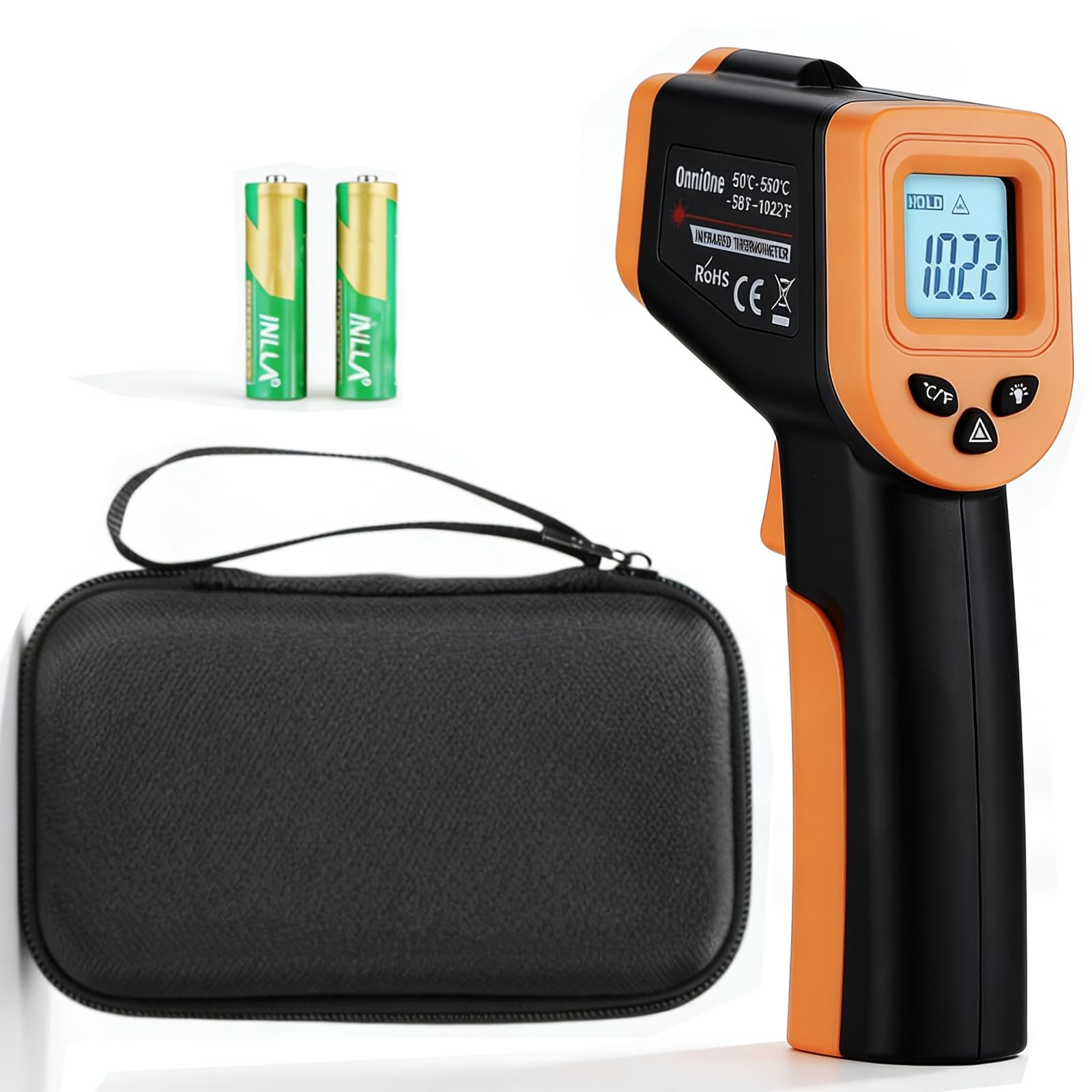 Blackstone Thermometer for Griddle, Pan Thermometer -58℉-1022℉, Handheld Heat...