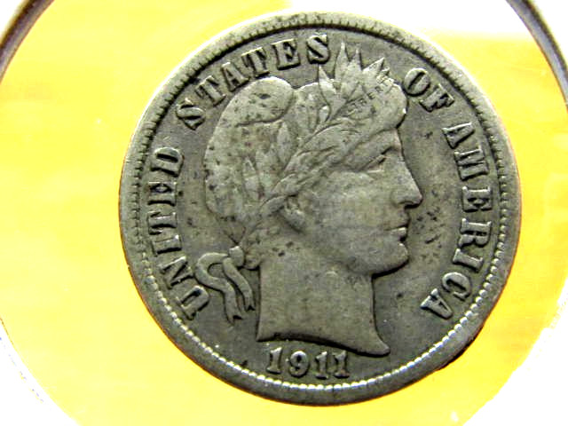 Sharp XF 1911 Barber dime ... tougher to find in high grade ( item #5B007^ )