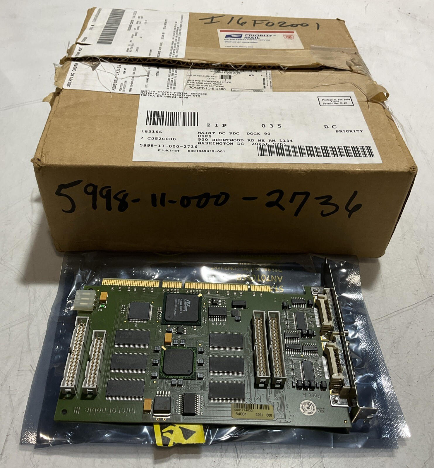 MICROENABLE III  A31200F4 SILICON SOFTWARE CARD ASSEMBLY CIRCUIT BOARD FRAME U3S