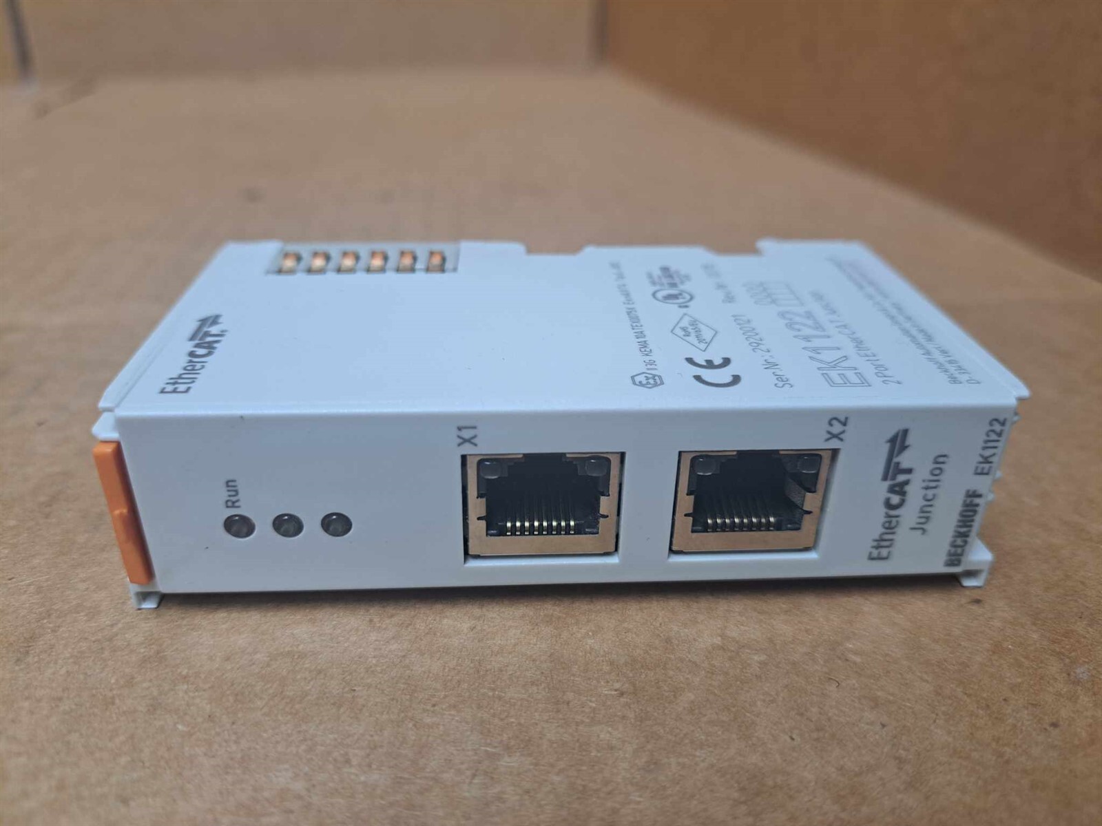 Beckhoff 2 Port EtherCAT Junction Part No. EK1122