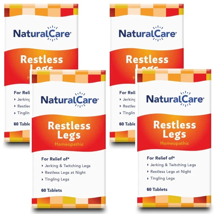 Natural Care Restless Legs Homeopathic 60 Tablets Each (Pack of 4)