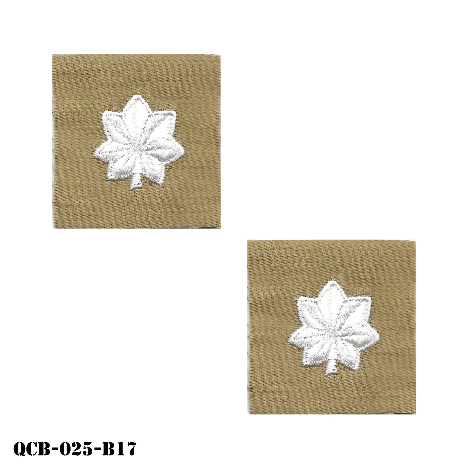 Lieutenant Colonel US Army Rank Patches ~ Khaki ~ WWII Original ~ NOS