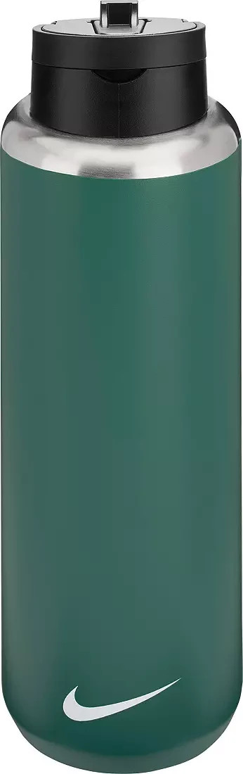 Nike SS Recharge Straw Bottle-Cold Insulation 32oz Forest Green BPA FREE (NEW)