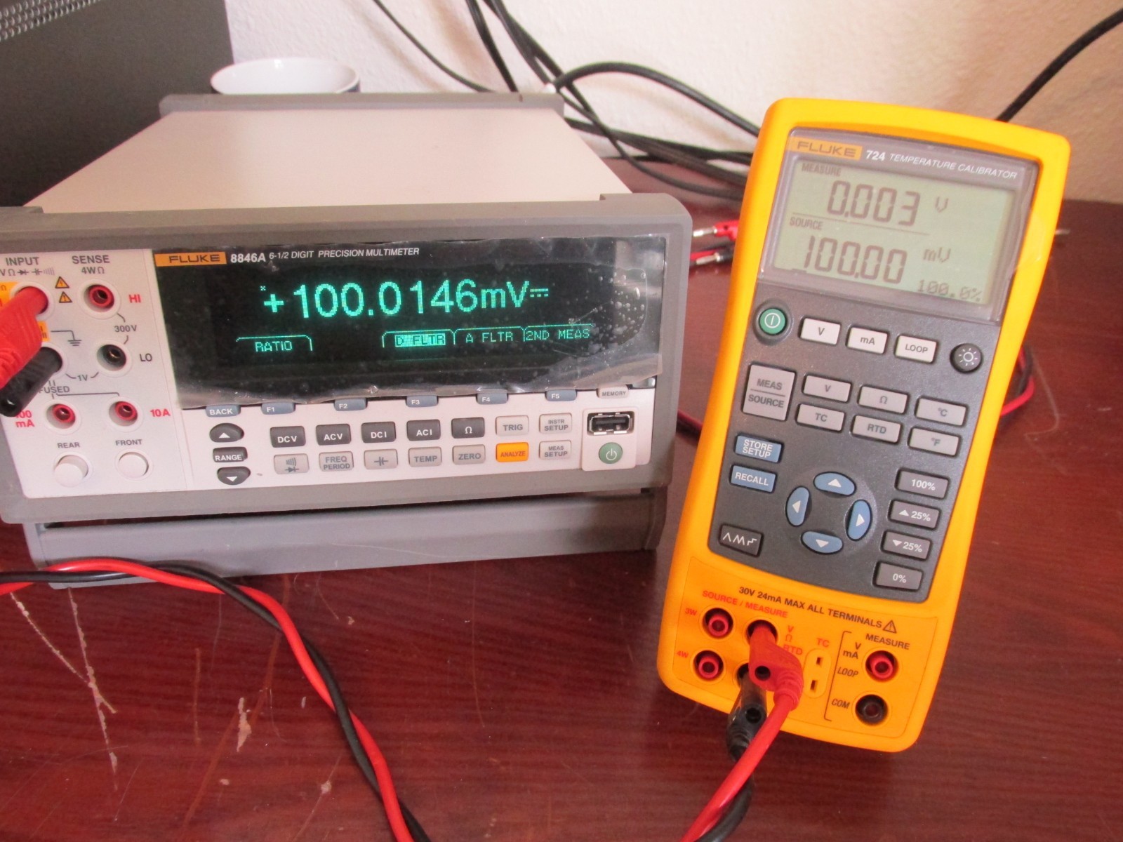 Fluke 724 Temperature Calibrator **TESTED to Fluke Performance Verification**