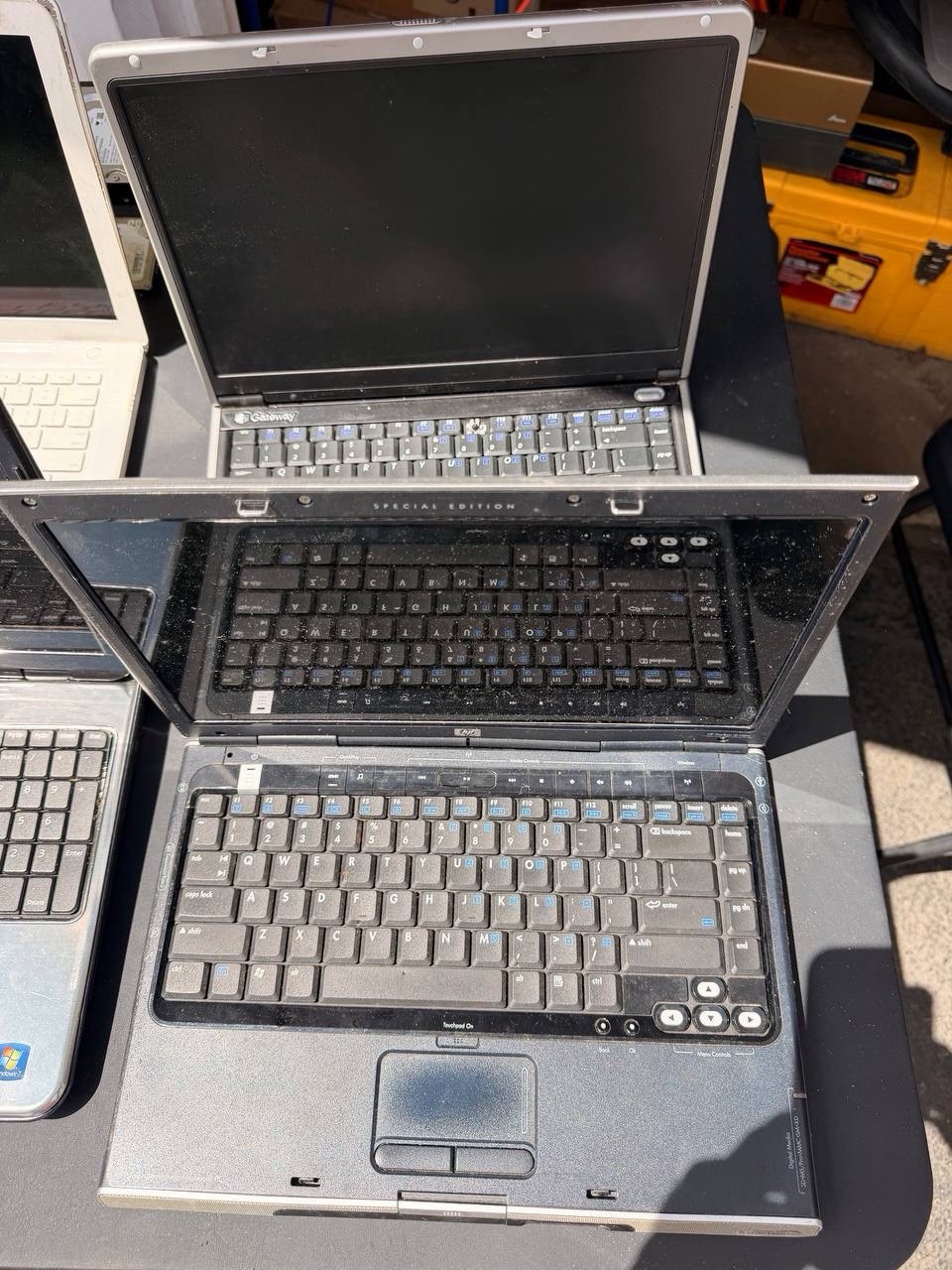 Vintage Laptop & Computer Parts Lot + HDD/RAM – Untested
