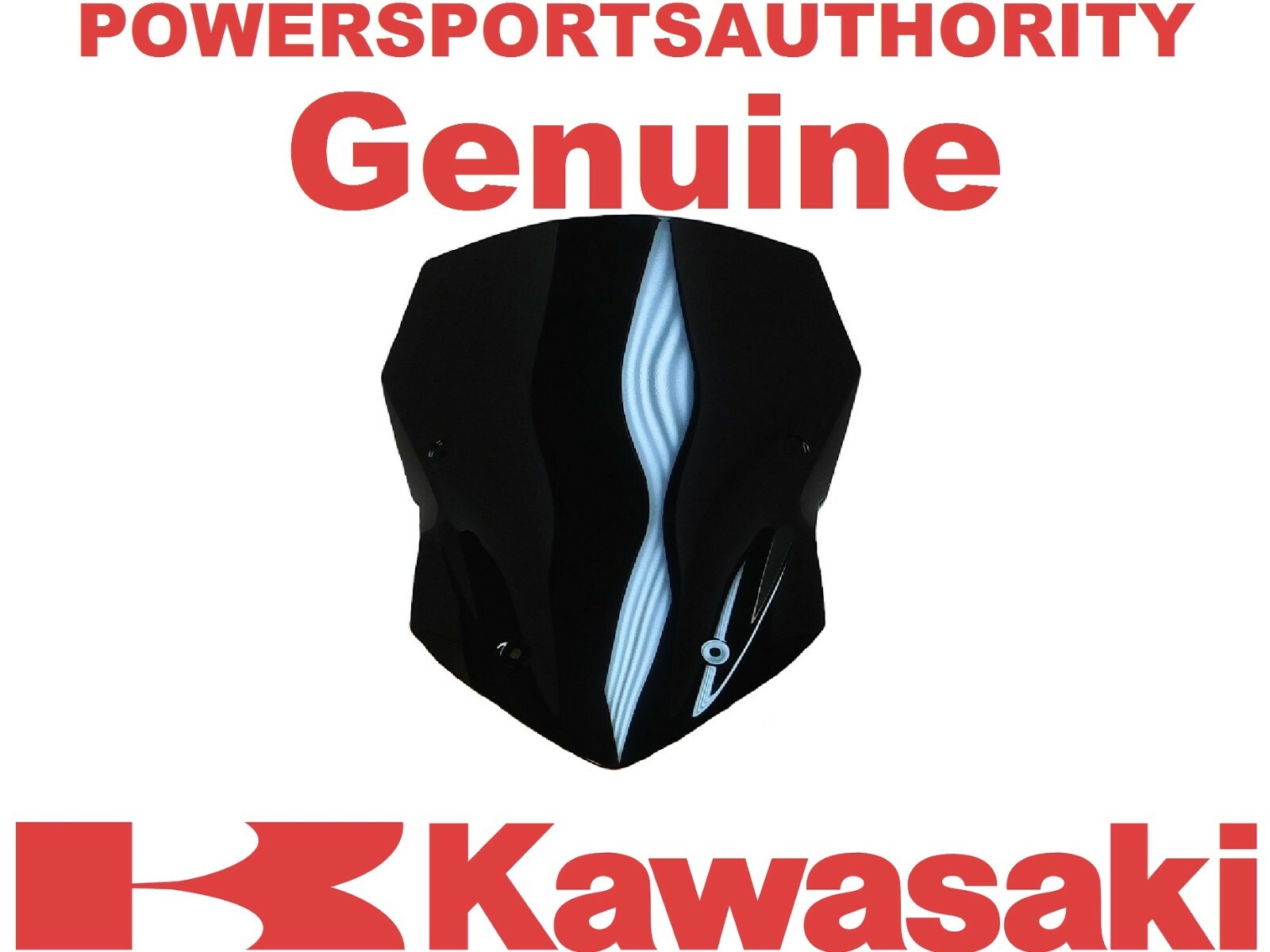 2017-2019 Kawasaki Z900 ZR900 ABS OEM Smoked Wind Deflector 99994-0834