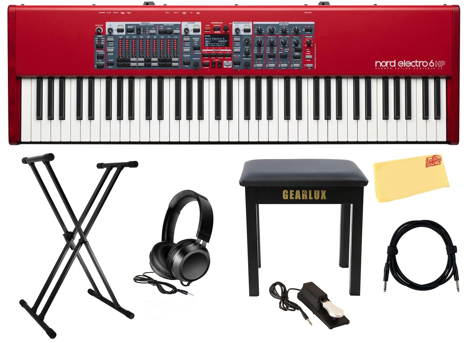 Nord Electro 6 HP 73-Note Hammer Action Stage Piano w/ Adjustable Stand