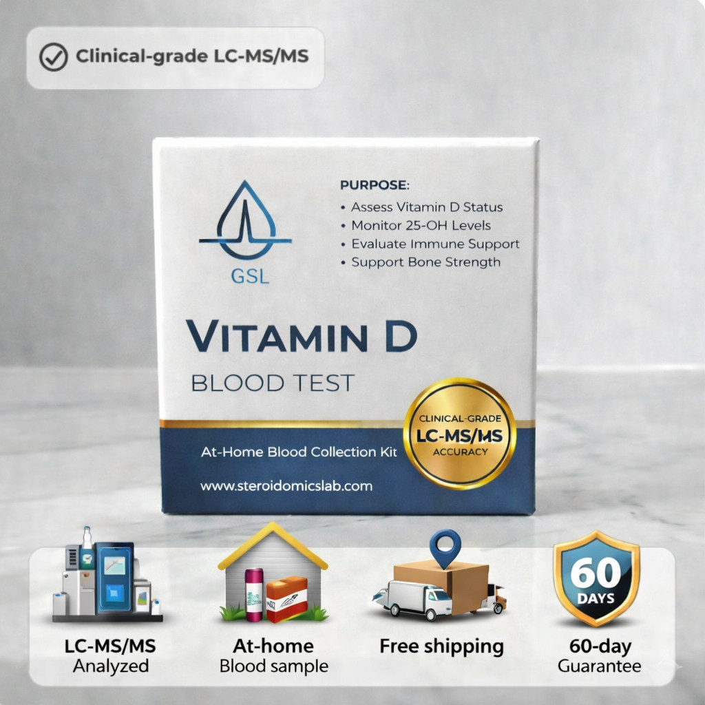 GSL Vitamin D Blood Home Test Kit, LCMS Assay