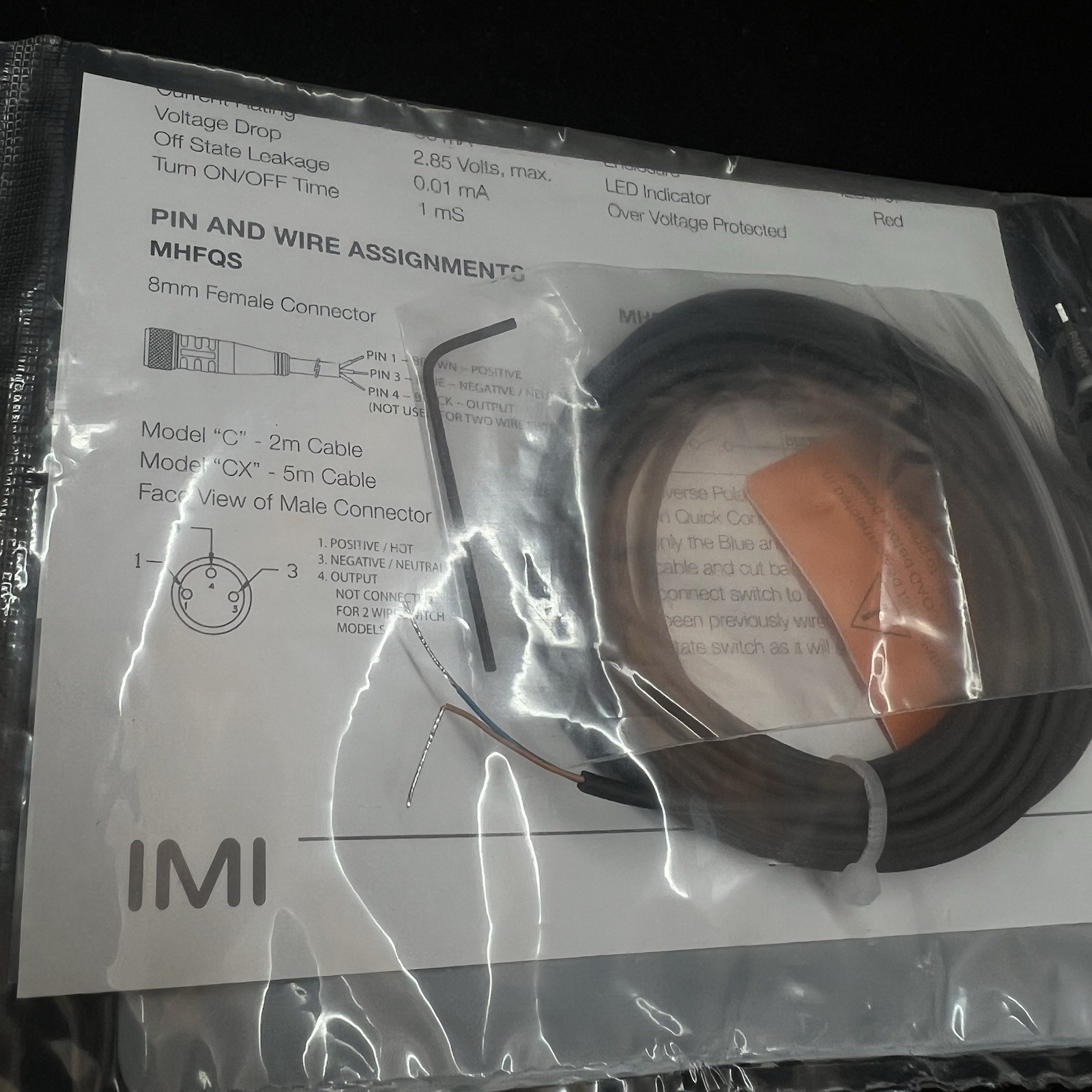 IMI Bimba MHFX Mini Two-Wire Solid State Reed Switch MHFX Magnetic Sensor