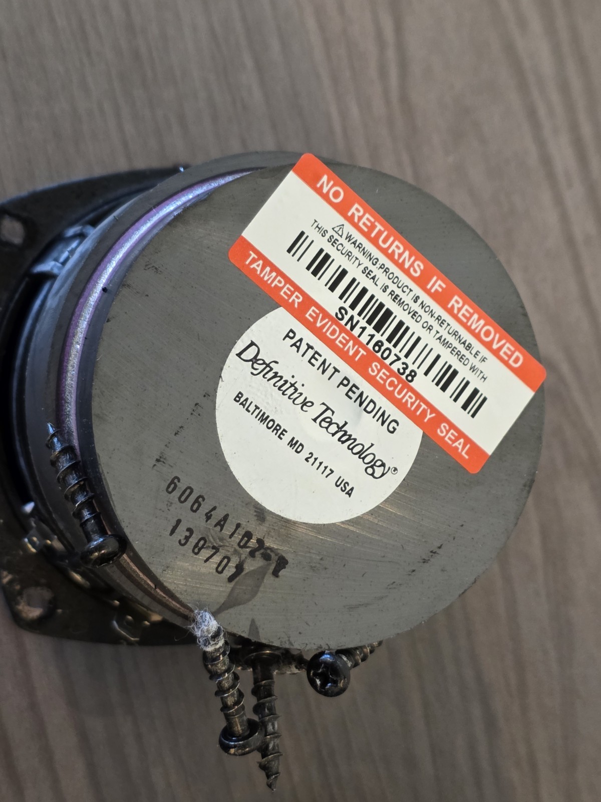 DEFINITIVE TECHNOLOGY BP-8040ST 3.5" MIDRANGE DRIVER - PRICED PER UNIT -TESTED
