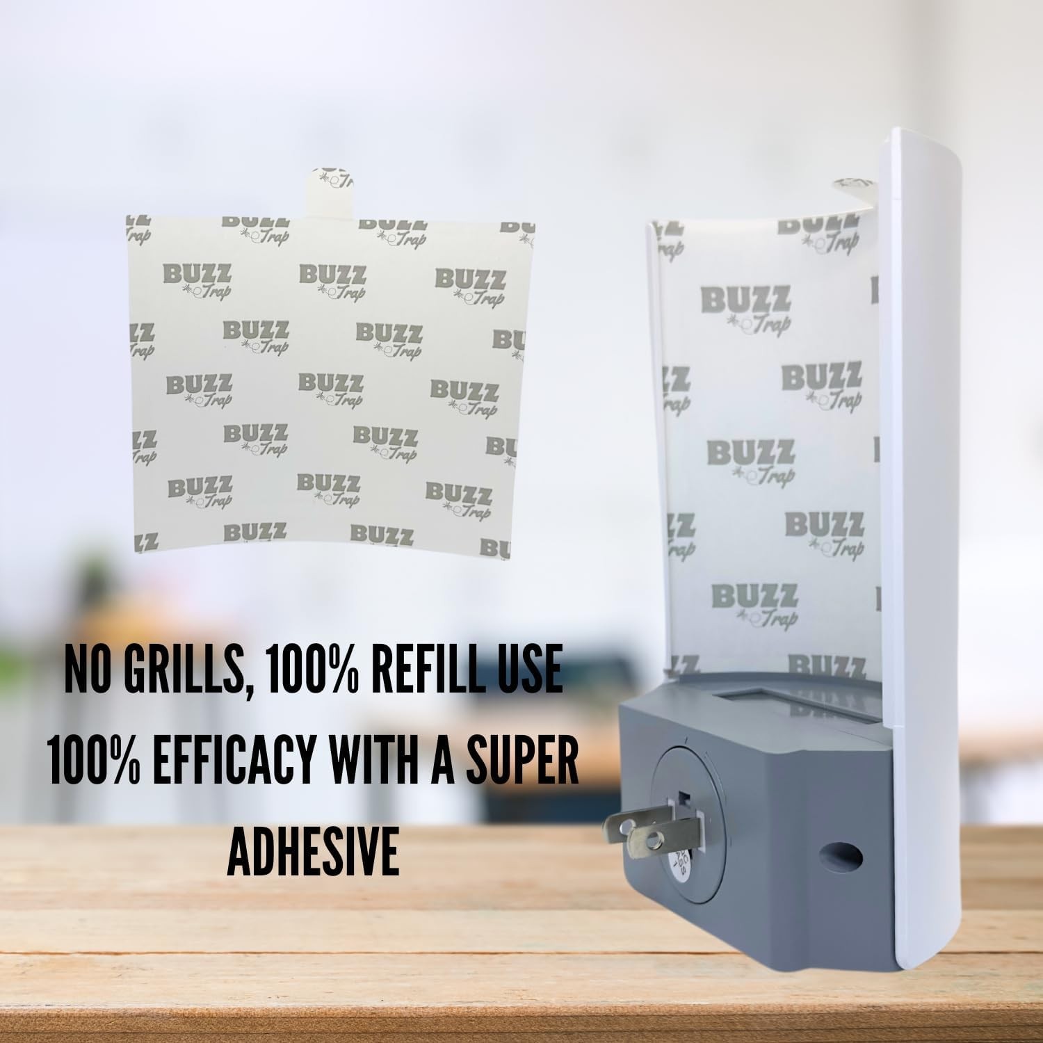 Highly Effective Indoor Fly Trap with UV Light & 4 Refills for Complete Control