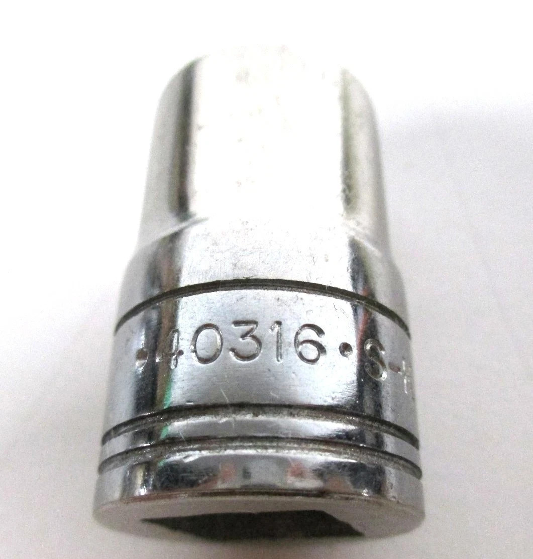 SK Tools 12pt. 1/2"Drive Deep Socket  16MM Chrome 40316  *MADE IN THE USA*