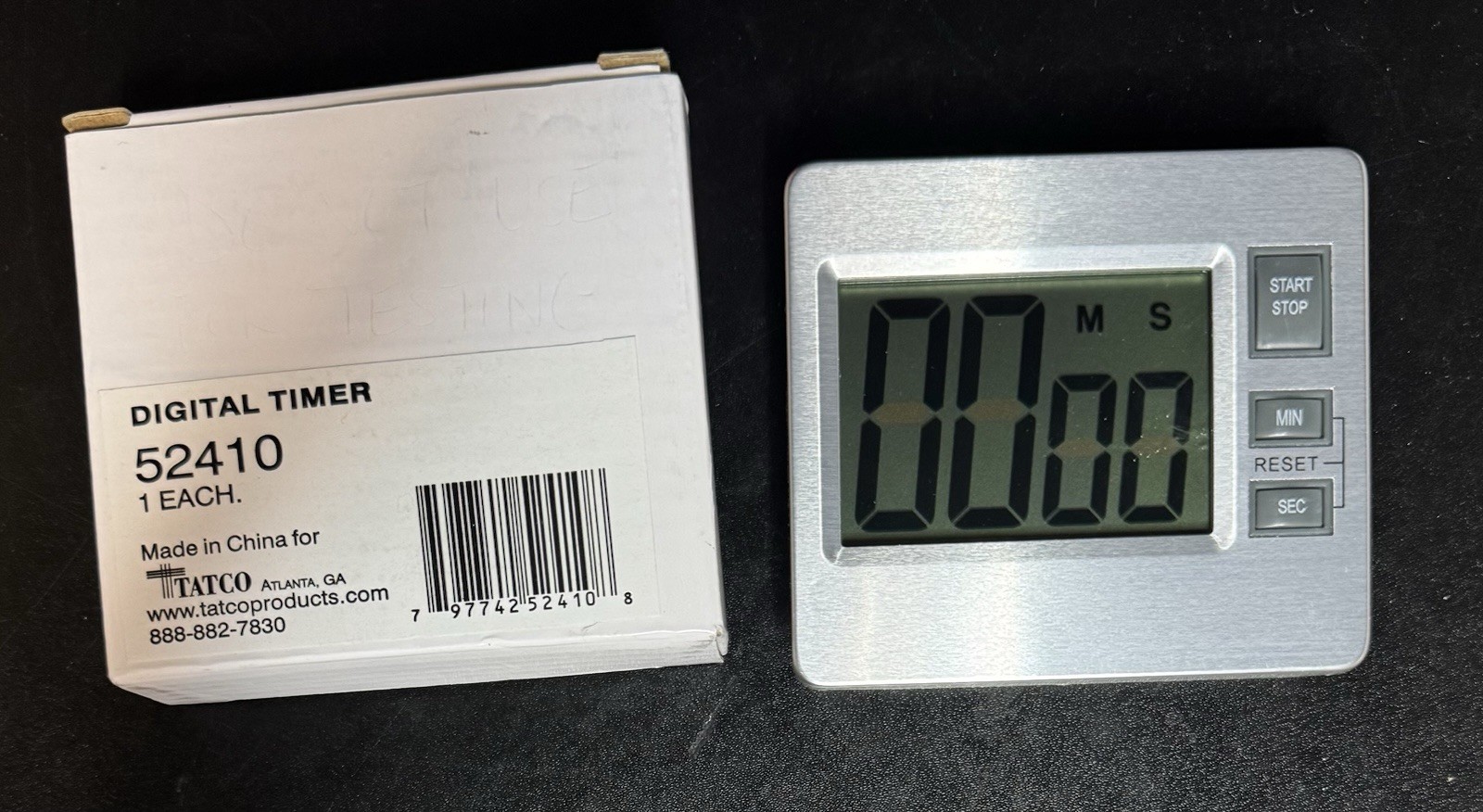 Tatco 52410 Digital Timer - Desktop - Black (TCO52410)