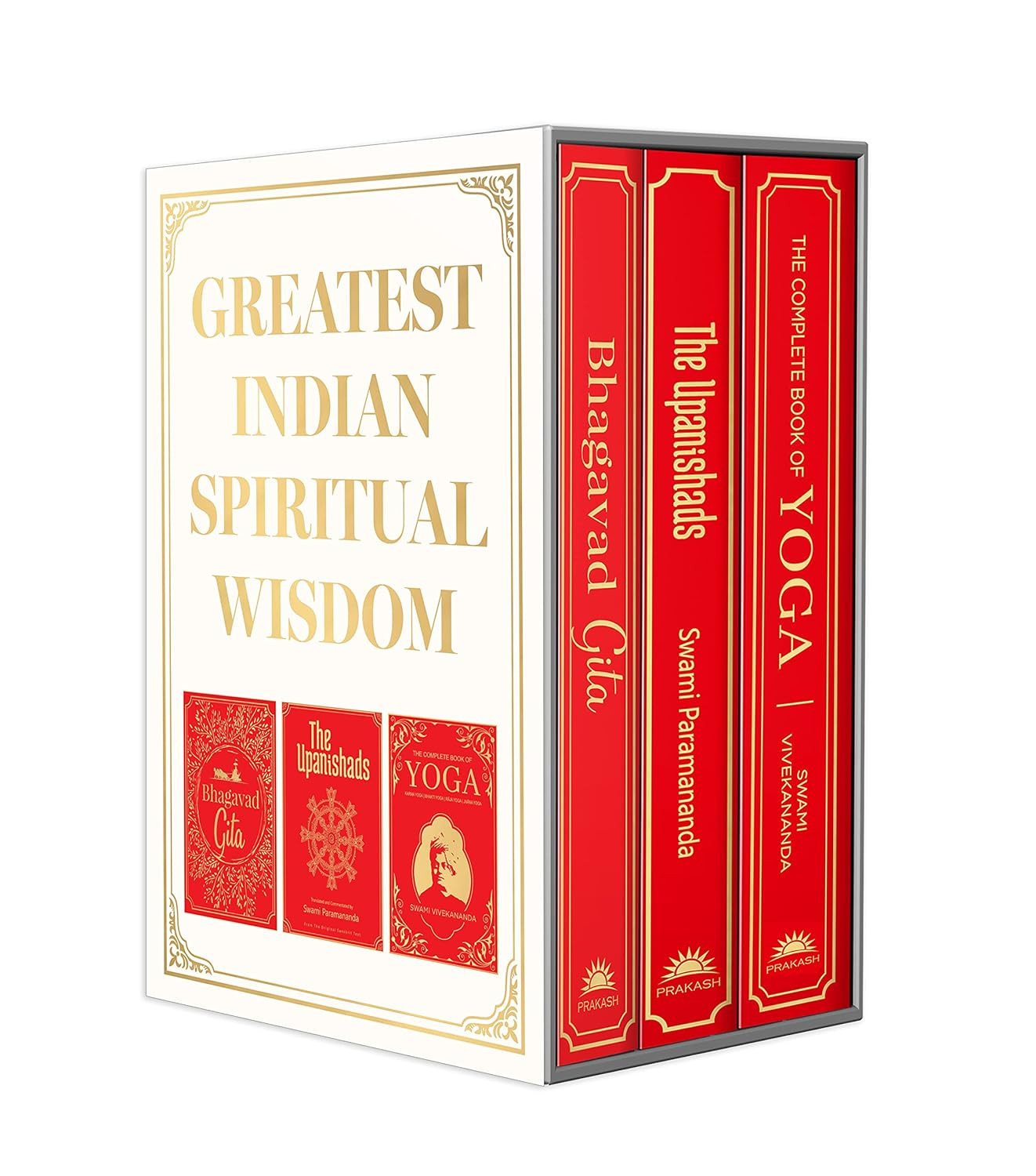 Boxed Set: Greatest Indian Spiritual Wisdom (Bhagvad Gita, the Upanishads, the C