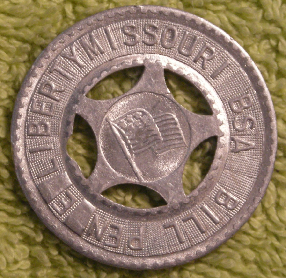 Liberty Missouri Boy Scouts of America lucky token