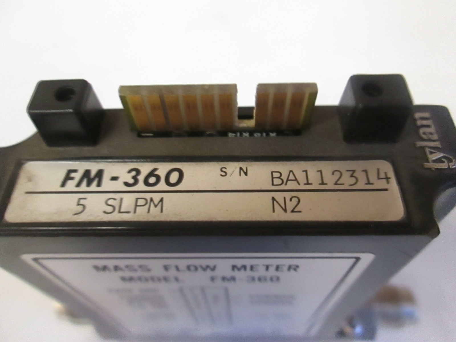 Tylan FM-360 Mass Flow Controller MFC, 5 SLPM, N2, 1/4" MVCR