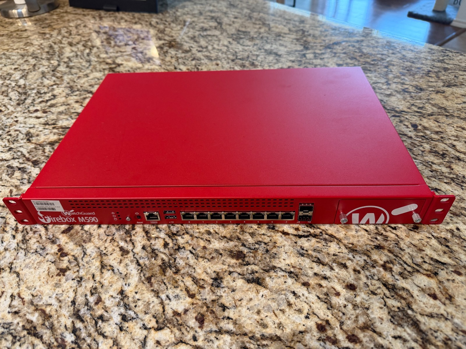 WatchGuard Firebox M590 Firewall with Power Cables And Rack Mount Brackets