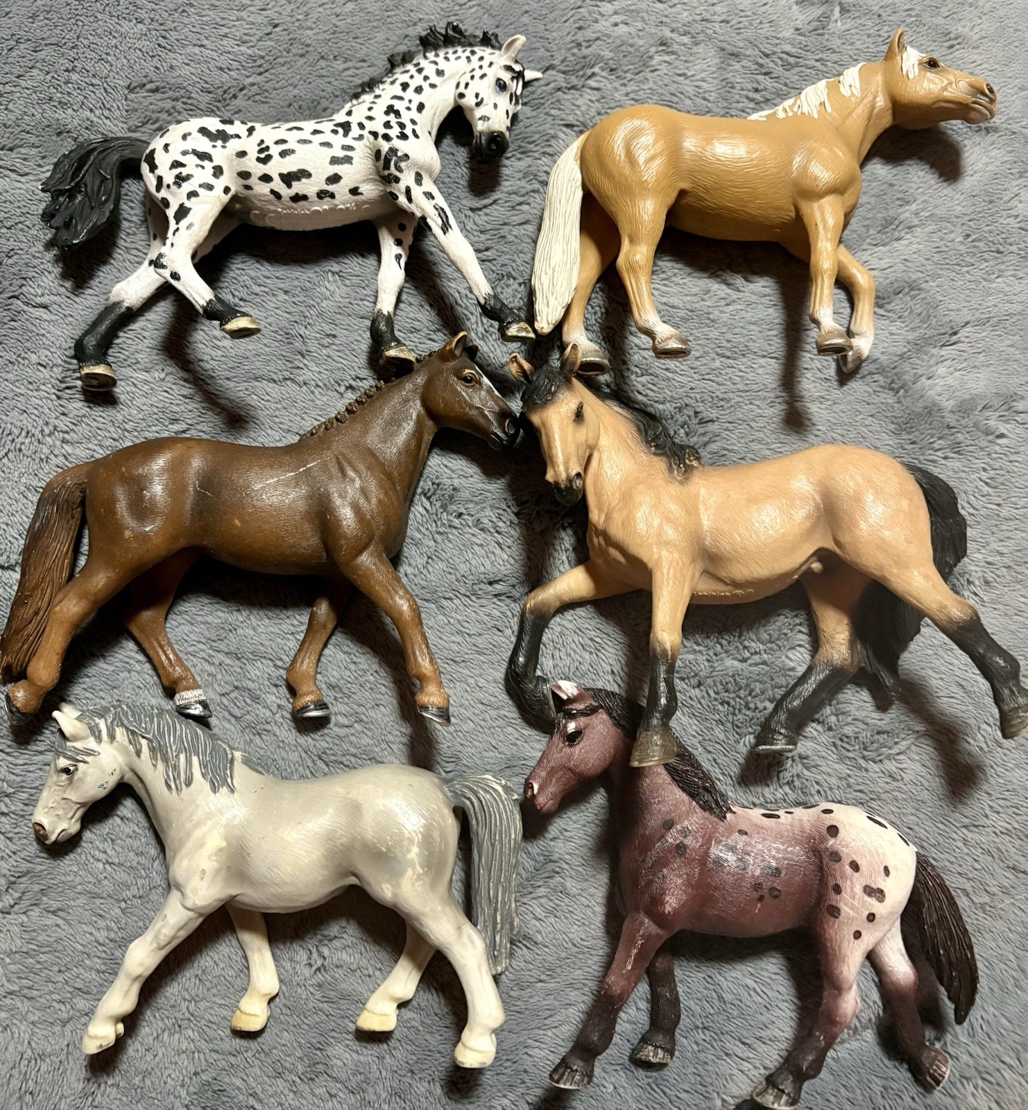 #3 Schleich Horse Model Lot of 6 Figurines FREE SHIPPING