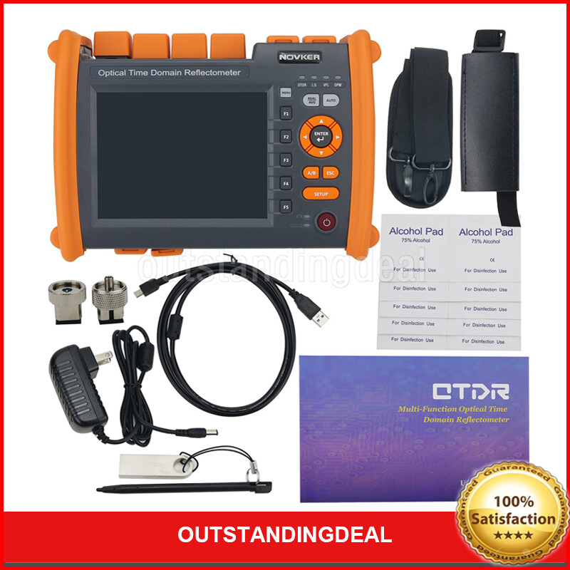 SM-OTDR 1310-1550nm Optical Time Domain Reflectometer with Visual Fault Locator