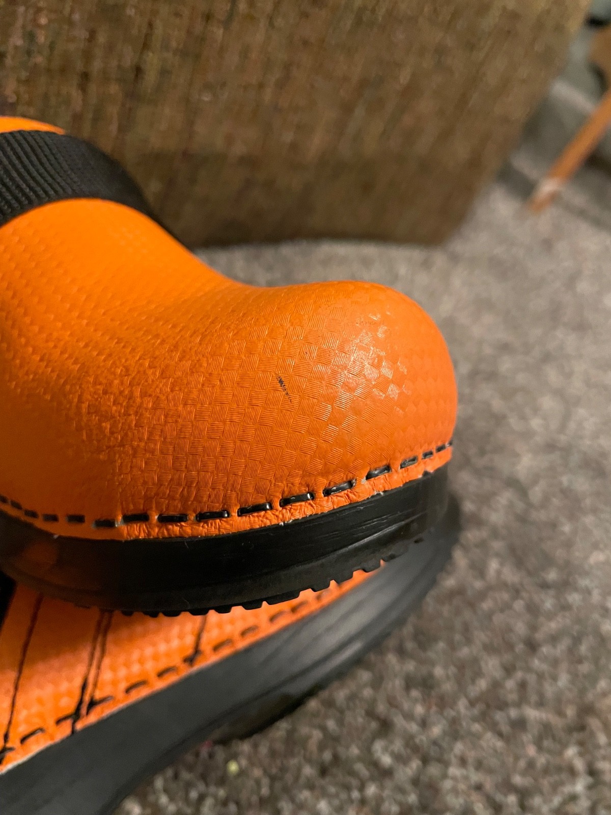 SANITA BRIGHT ORANGE CLOGS SIZE 38 - EXCELLENT CONDITION!!!