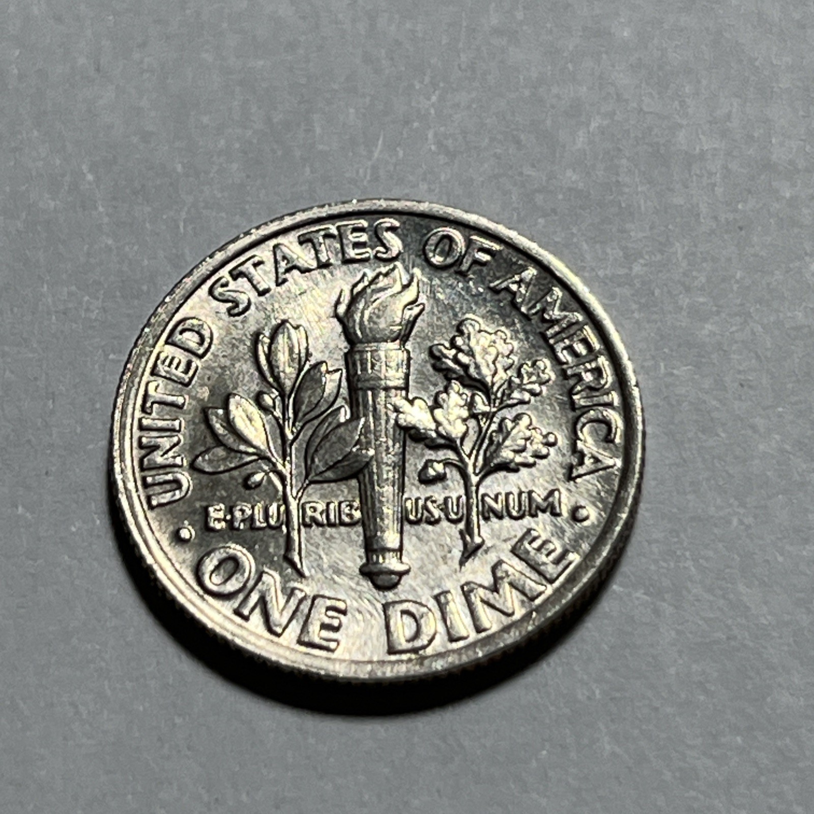 1988 P Roosevelt Dime Errors Strike Through Grease DDO Uncirculated #4