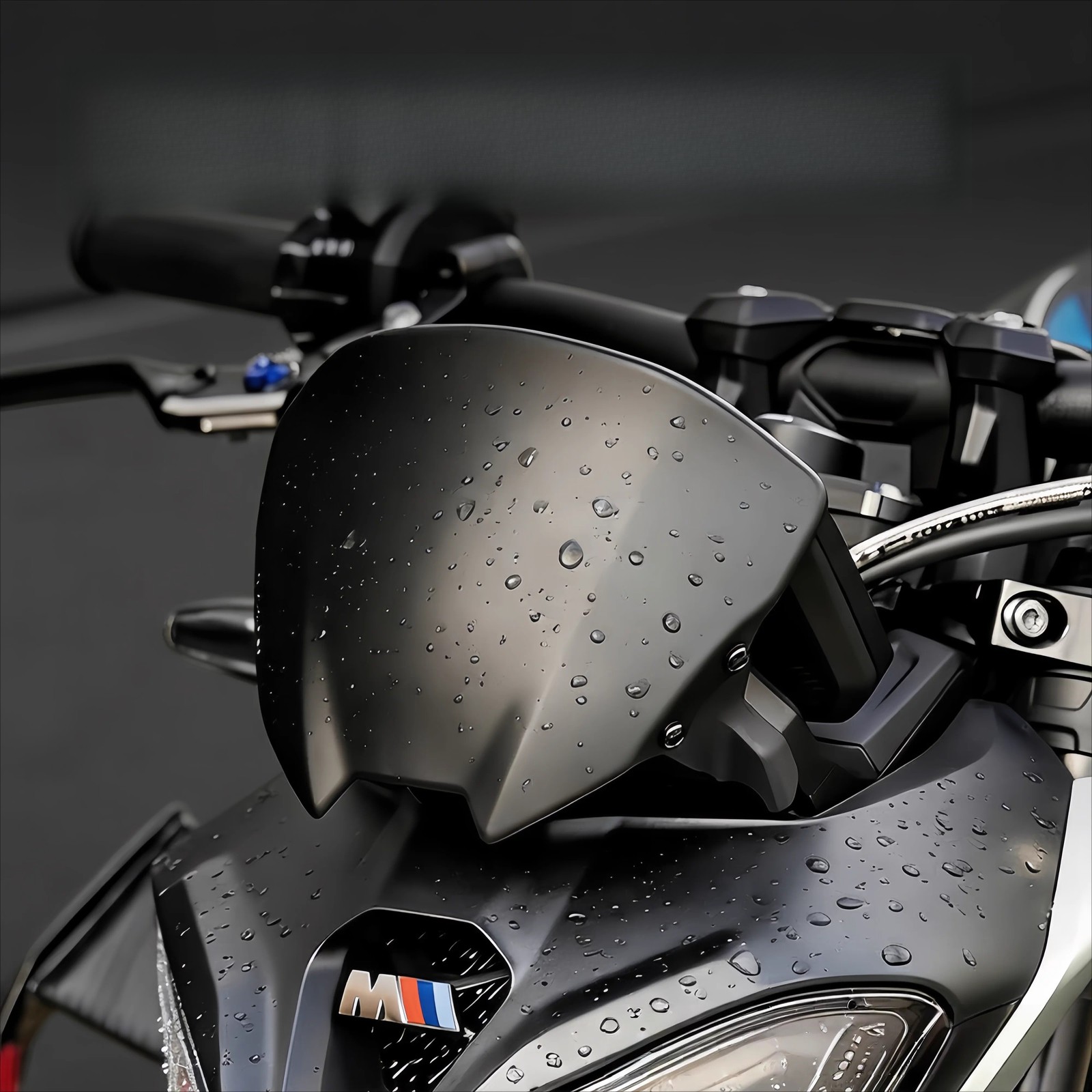 Matte Black Fairing Windshield W/Bracket For BMW M1000R 2023-2025 S1000R 21-25