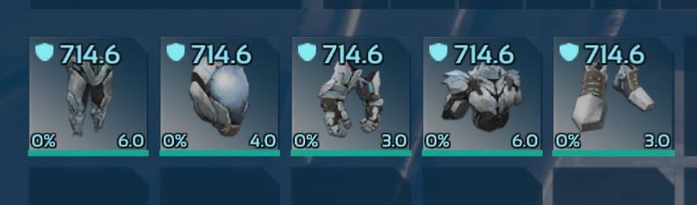 Ark Ascended Full Tek Suit  Level Maximo 714.6%  Pve Official PC/XBOX/PS5