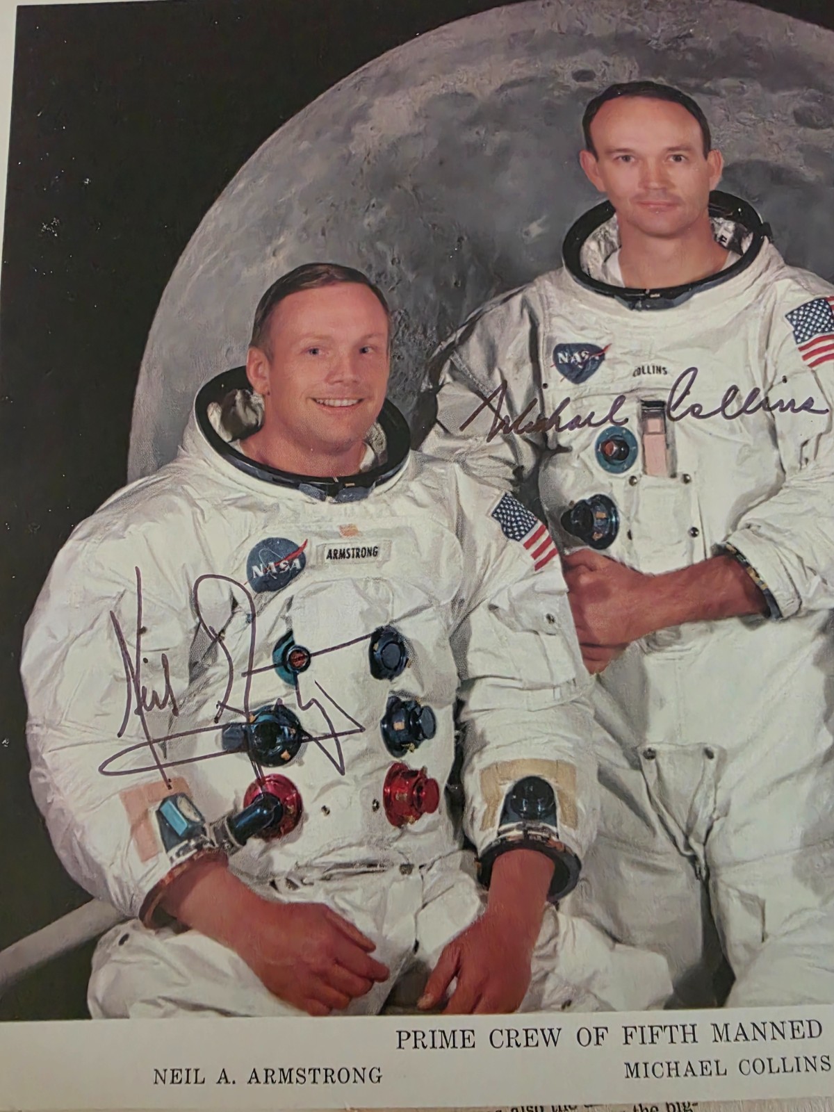 Apollo 11 Splashdown Party Program - Owned by Captain J Holcomb