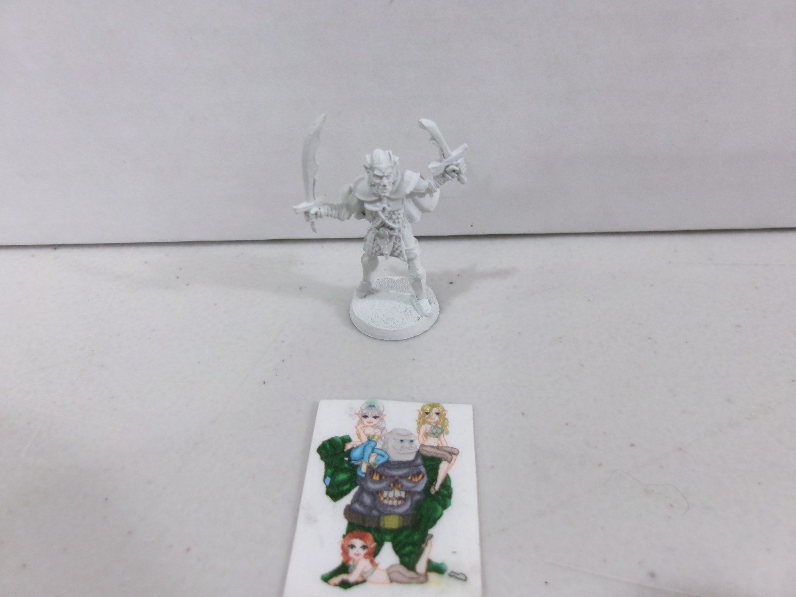 =RAL PARTHA METAL Unpainted Drizzt D&D 1995 V6=