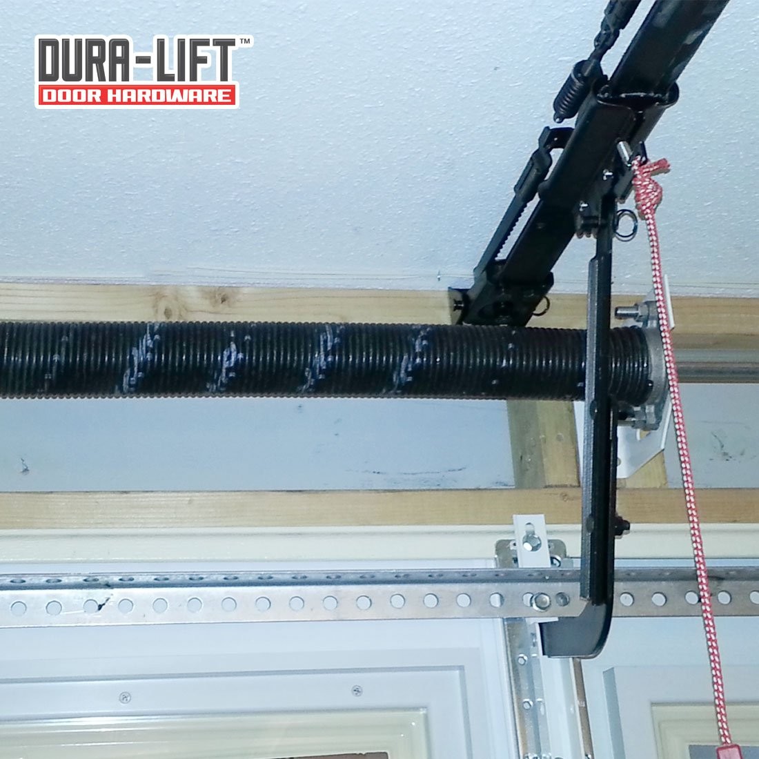 .225 x 2" x 27" Torsion Garage Springs (Red, Left & Right Wound)