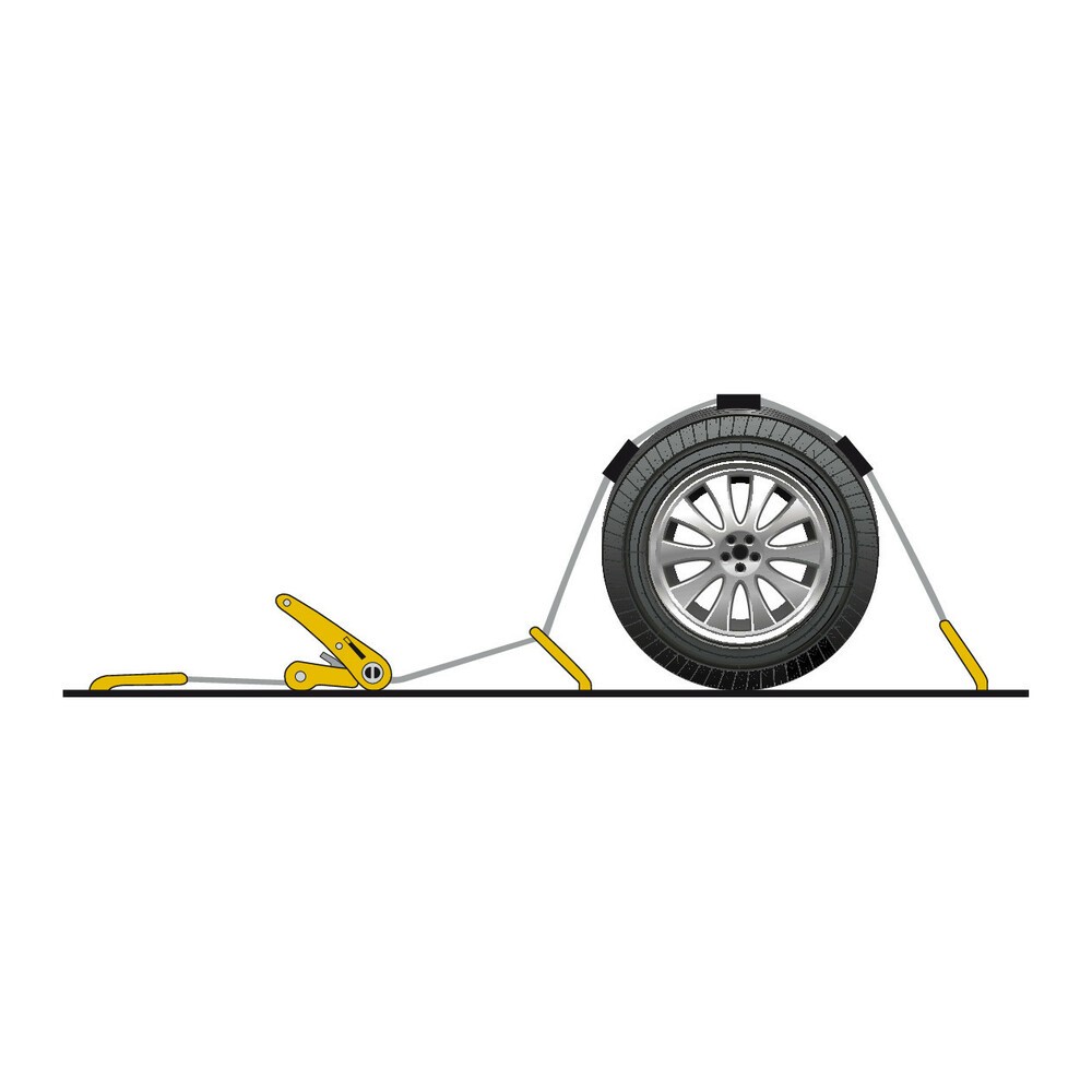Bungee Strap, Single Hook - 3200 Kg - 5x250 cm
