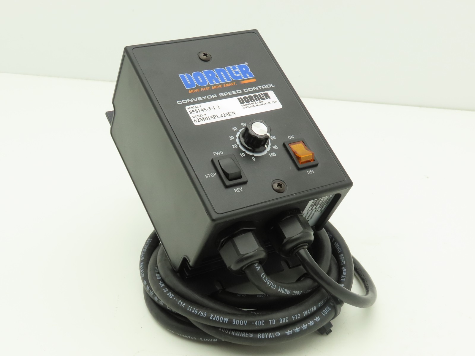 KB Electronics Dorner Motor Speed Control Input 115/230V 1Ph Output 230V 3Ph
