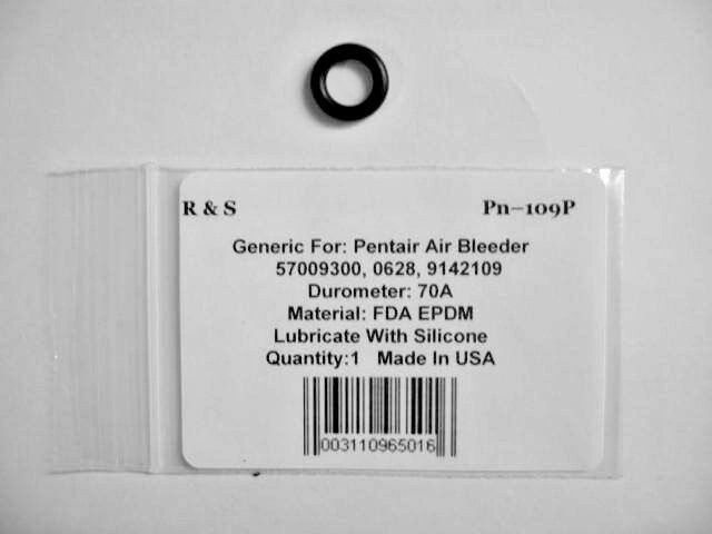 Pentair 273512 & 273513 / 57009300, 9142109 O-Ring / R&S 109P / FDA EPDM Mat.