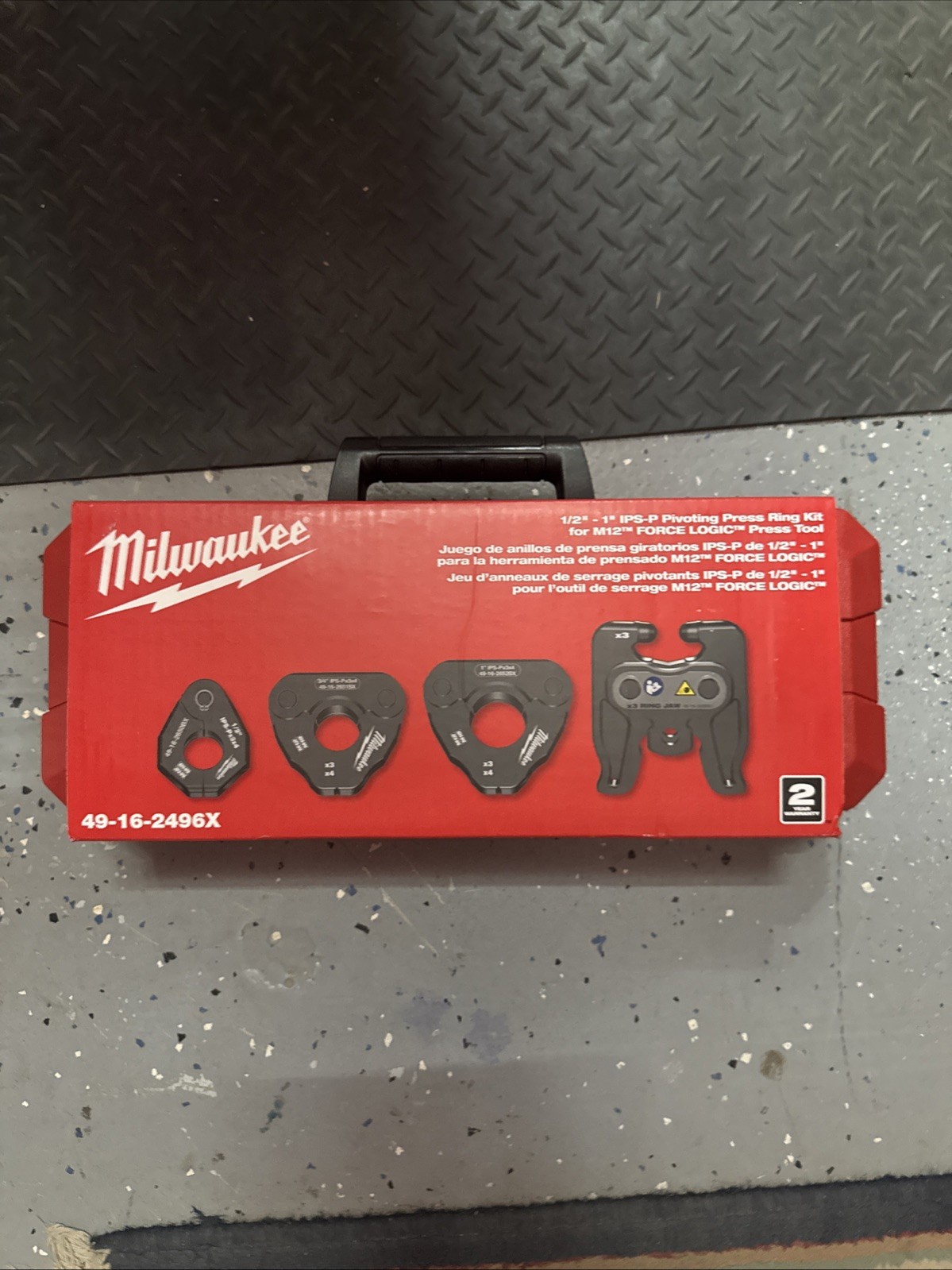 Milwaukee 49-16-2496X Press Ring Kit,Forged Steel,7.09" L