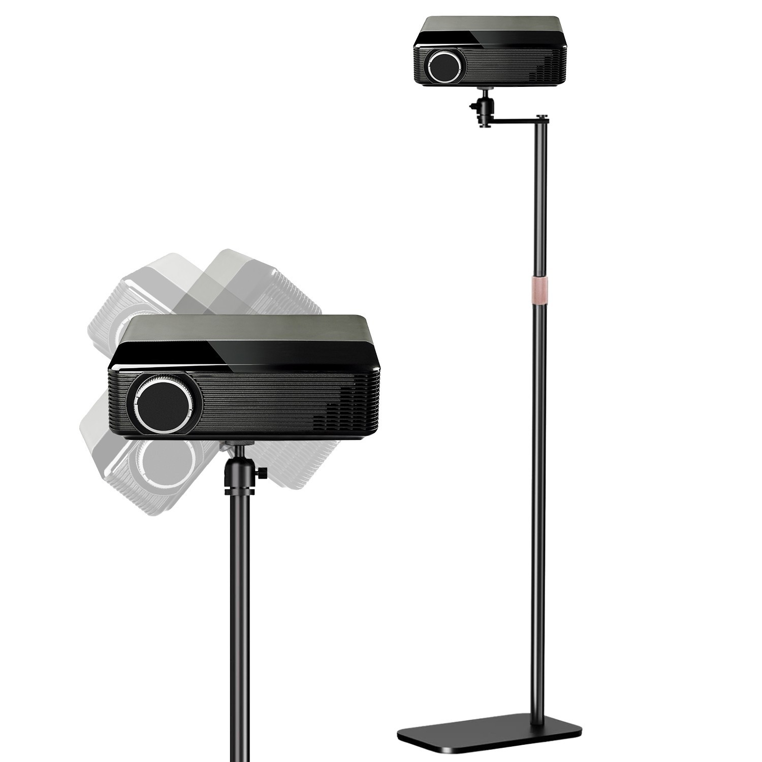 5 Core Projector Stand Floor Adjustable Heavy Base Universal Projectors Support