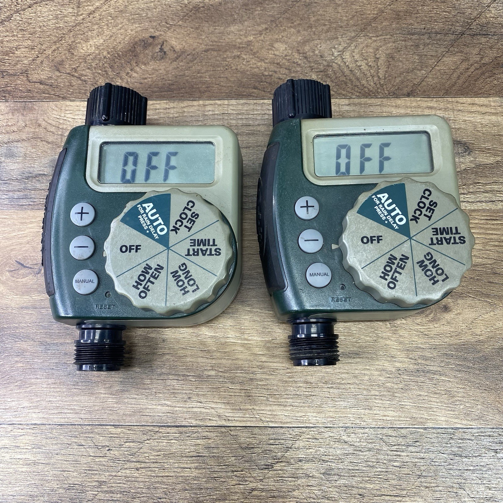 Orbit Single Outlet Hose Watering Timer - Green 62061N Lot Of 2 WORKING