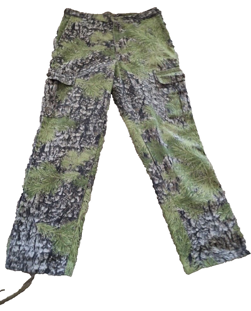 Vintage Rare Bois de Pin Camo Cargo Pants Medium 34x32 Made in USA