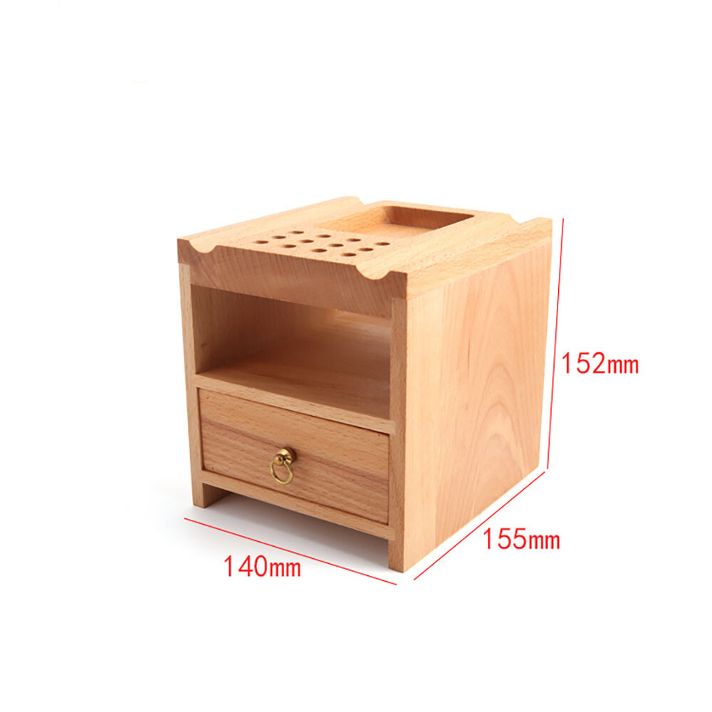 Leather Craft Beech Storage Tool stand Organiser for Iron Edge Carving Holder