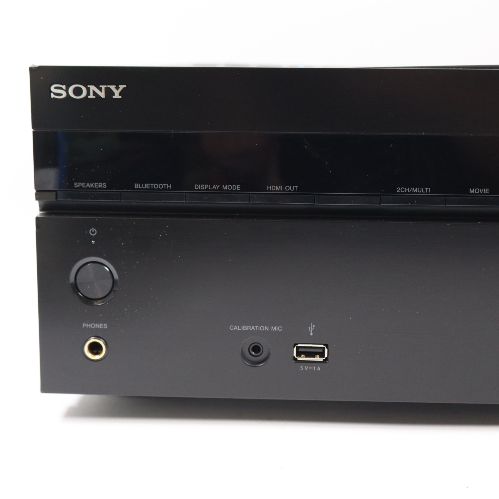 BROKEN FOR PARTS Sony STR-AN1000 Receiver - Powers On - MISSING ONE ANTENNA