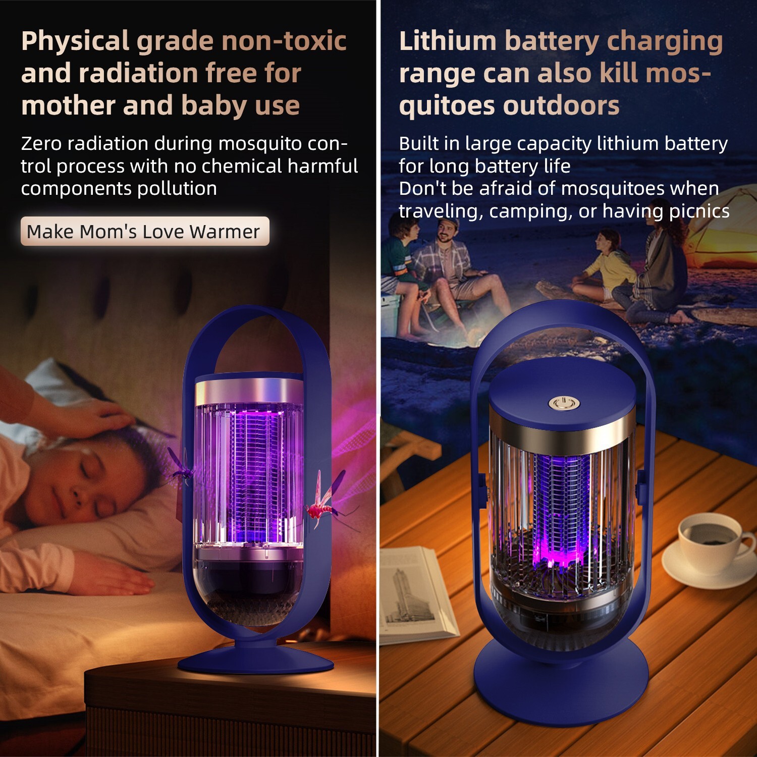 Mosquito Killer Lamp Fly Repeller Indoor Outdoor Repellent Lights Insect Zappers
