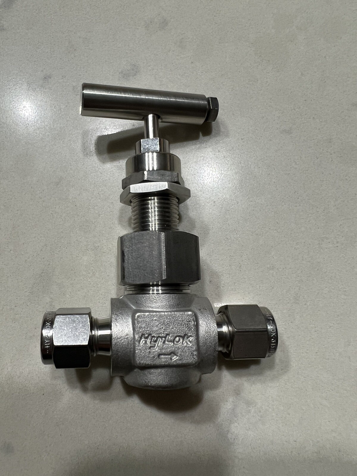HY-LOK GB GH 1/4" OD TUBE NEEDLE VALVE 316 STAINLESS STEEL 5000PSI New