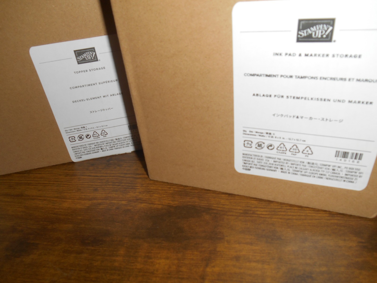 Stampin Up Storage Ink Pad & Marker Stacking Trays