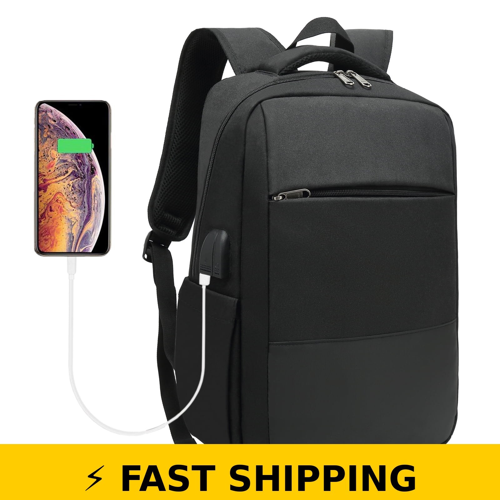 YEENOR Laptop Backpack with Anti-Theft Pocket, Waterproof 15.6 Inch