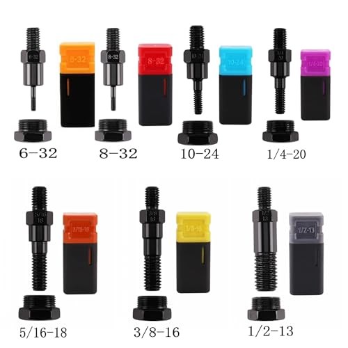 2PCS Replacement Mandrel for Riveter and 20PCS Rivet Nuts, Hand Rivet Tool