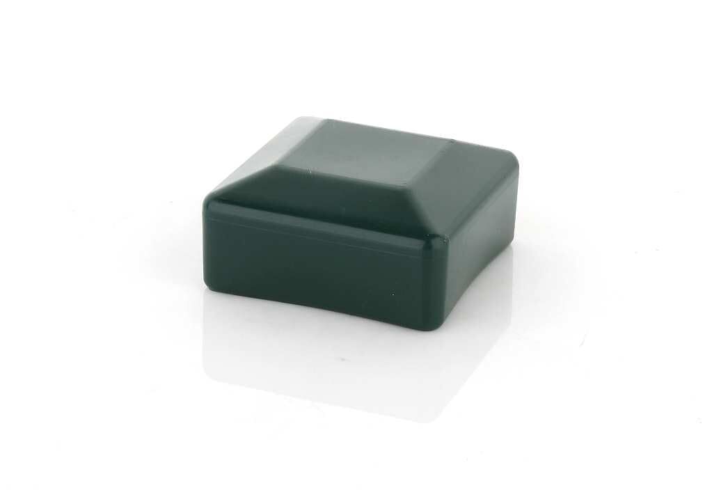 Fence Post Cap 80x80mm Fence Caps Green - Post Cap Pyramid Square