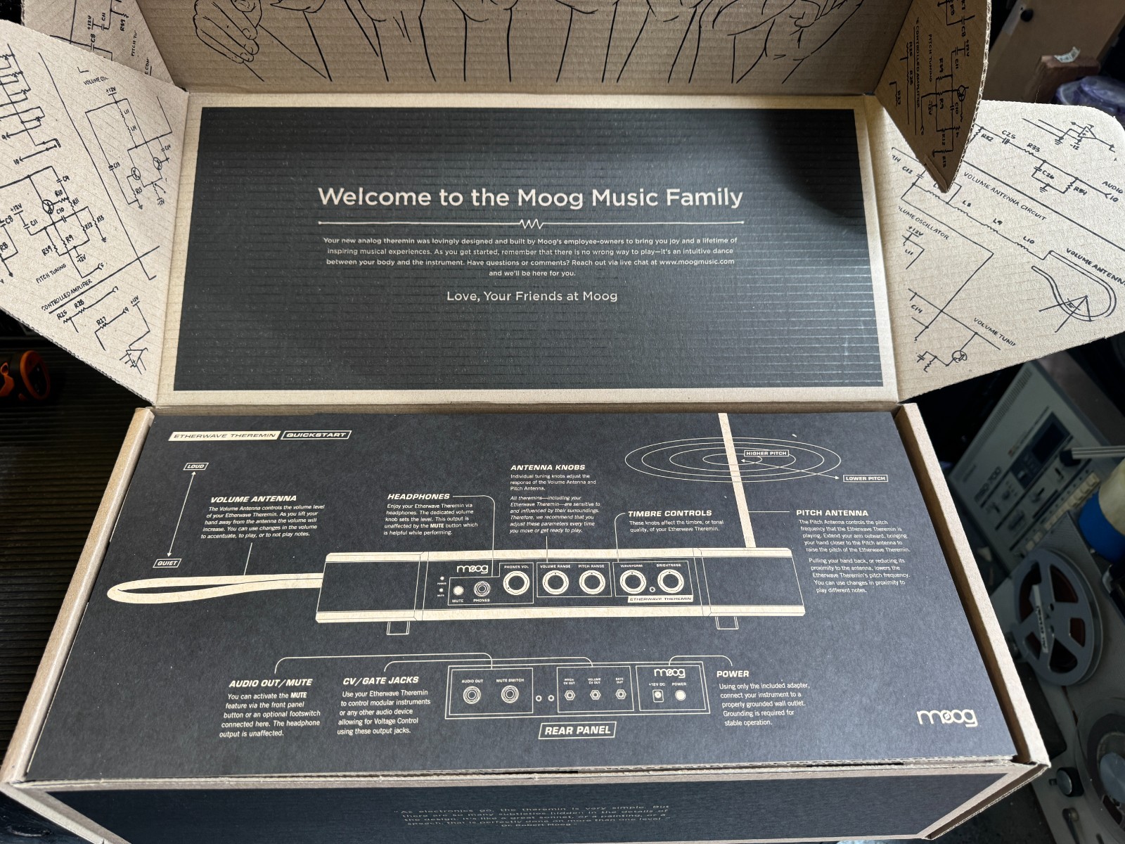 Moog Etherwave Theremin CV Gate ,New ARMENS