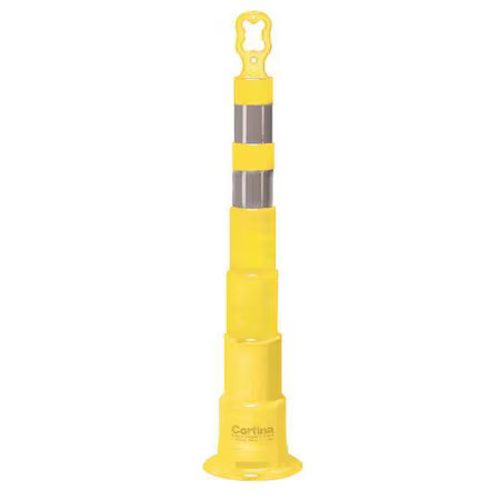 Zoro Select 03-750-64Hyg Trim Line Channelizer, High-Density Polyethylene,